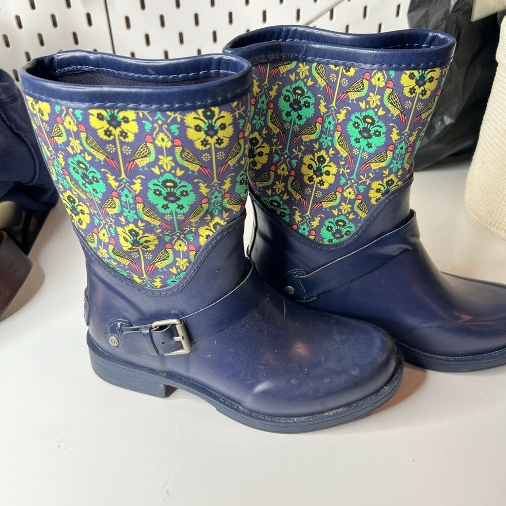 Ugg X Liberty Of London Reignfall Waterproof Rain Boots